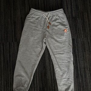 Gray Joggers with Logo